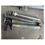 CAULK GUNS, MANUAL OPERATION, METAL CONSTRUCTION.