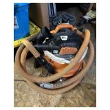 RIDGID NXT WET/DRY SHOP VACUUM, 6.0 PHP, W/ HOSE.