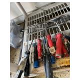 PAINT ROLLER FRAMES, ASSORTED HANDLES, SMALL HAND