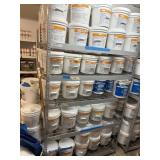 METAL SHELVING UNIT CONTENTS NOT INCLUDED 7'H