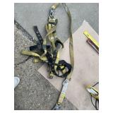 SAFETY HARNESS, WEBBING STRAPS, METAL BUCKLES,