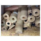 ASSORTED ROLLS OF BROWN KRAFT MASKING PAPER, EASY