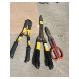 WISS DROP-FORGED SNIPS, HEDGE SHEARS, 24 BOLT