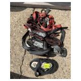 CARGO RATCHET TIE-DOWN STRAPS, RED & BLACK