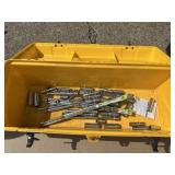 PITTSBURGH 1/4' SOCKET RAIL ORGANIZER, CHROME