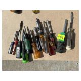 WORKFORCE & ASSORTED SCREWDRIVERS, NUT DRIVERS,