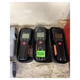 TACKLIFE MOISTURE METERS W/ CASES. TESTED WORKS