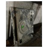 INDUSTRIAL METAL BASE PLATE W/ MOUNTING HOLES,