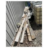 ASSORTED LUMBER, WOOD PLANKING, WOOD TRIM,