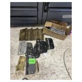 P & F CORBIN MIXED DOOR HINGES, 2 SELF CLOSING,