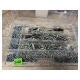 PLASTIC MULTI-COMPARTMENT FASTENER ORGANIZER W/