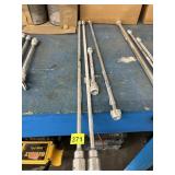 METAL SPRAYER EXTENSION WANDS W/ THREADED ENDS.