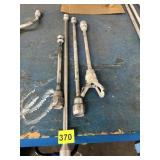 PAINT SPRAYER EXTENSIONS W/ SPRAY NOZZLE, METAL