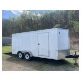 BUCK-ETAL CARGO ENCLOSED TANDEM AXLE TRAILER,