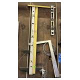 BOLT CUTTERS, SPIRIT LEVELS, FRAMING SQUARE,