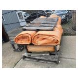 ORANGE ROLLED INDUSTRIAL EROSION CONTROL BLANKETS