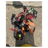 ASSORTED HEAVY-DUTY RATCHET STRAPS, NYLON