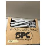 SPILL CONTROL DIAPER SECTIONS, GREY