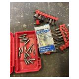 ROTOZIP CUTTING BITS, ASSORTED DRIVER BITS, RED