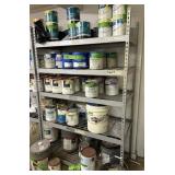 METAL SHELVING UNIT CONTENTS NOT INCLUDED 7'H