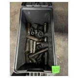 HUSKY IMPACT SOCKETS, DEEP WELL, UTILITY CASE.