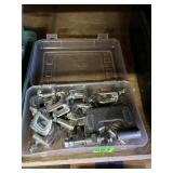 ASSORTED METAL BEAM CLAMPS AND C-CLAMPS, IN