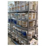 METAL SHELVING UNIT CONTENTS NOT INCLUDED 7'H