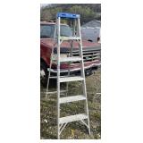 WERNER ALUMINUM EXTENSION LADDER, 21 FT, MODEL