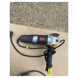 CORDED ELECTRIC ANGLE GRINDER W/ WIRE BRUSH