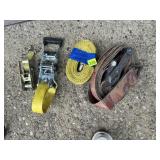 TOW ROPE, RATCHET STRAPS, UTILITY STRAPPING.