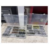CLEAR PLASTIC ORGANIZER BOXES, ASSORTED