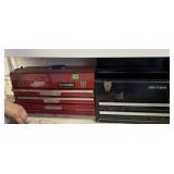 HUSKY RED STACKING TOOLBOX, CRAFTSMAN BLACK TOOL