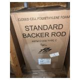 ALCOT PLASTICS STANDARD BACKER ROD, CLOSED CELL