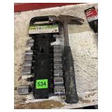 PITTSBURGH 21 PC HI-VIZ SAE METRIC SOCKET SET W/
