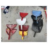 ASSORTED DUSTPANS, STAND-UP, HAND-HELD.
