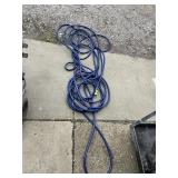 BLUE COILED HOSE W/ YELLOW '430' TAG.