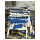 PAINT ROLLER FRAMES, BLUE & WHITE PLASTIC,