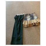 BEBE DISTRESSED DENIM SKIRT W/ LACE TRIM, ZARA