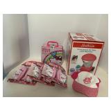 HELLO KITTY TOWEL CLIPS NIP, MLB TODDLER BASEBALL