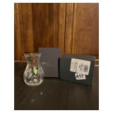 WATERFORD CRYSTAL 1997 H.S. ENROLLMENT VASE,