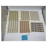 U.S. POSTAL SERVICE POSTAGE STAMP SHEETS, VTG