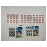 USPS 33 CENT POSTAGE STAMPS, US FLAG & DAFFY DUCK