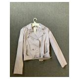 MICHAEL MICHAEL KORS LAVENDERMIST LEATHER BIKER