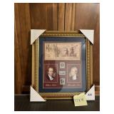 LEWIS & CLARK US POSTAL SERVICE FRAMED STAMP