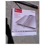 DETECTO STAINLESS STEEL BODY FAT SCALE, 5-IN-1,