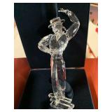 SWAROVSKI CRYSTAL SWIMMER FIGURINE, "AGATE",