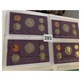 UNITED STATES MINT PROOF SETS, 1984, 1987, 1997,