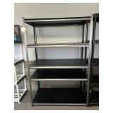 METAL SHELF UNIT 48" X 28" X 60"