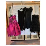FAYAZ DESIGNS 100% SILK DRESS, RIB YEUNG DRESS,
