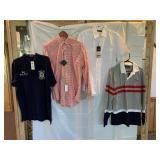 RALPH LAUREN IVY LEAGUE & STRIPED POLO SHIRTS,